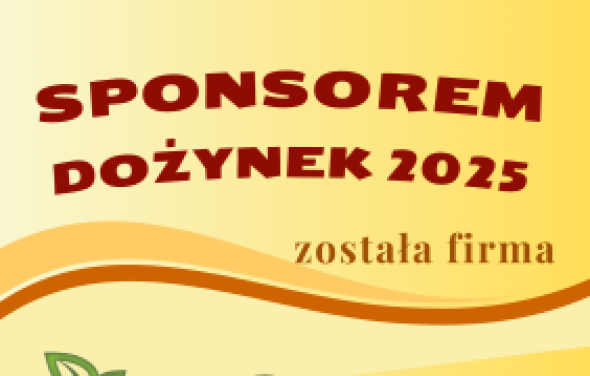 Informacja na temat sponsora tegorocznych dożynek w Gminie Jeżewo