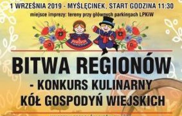 Bitwa Regionów - konkurs kulinarny KGW 1.09.2019 r.