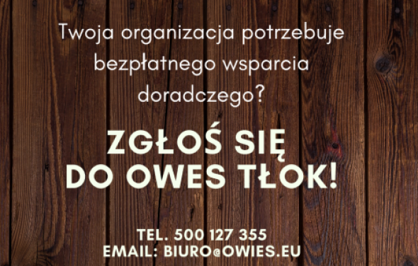 Bezpłatne wsparcie dla organizacji i grup inicjatywnych