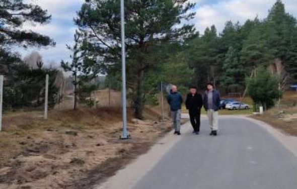 Budowa oświetlenia ulicznego w sołectwie Ciemniki zakończona