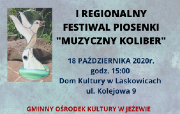 ODWOŁANY Konkurs Regionalny Festiwal Piosenki „Muzyczny Koliber”