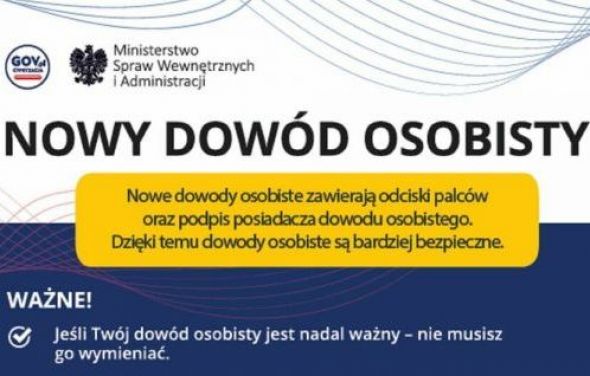 Nowe dowody osobiste od 8 listopada