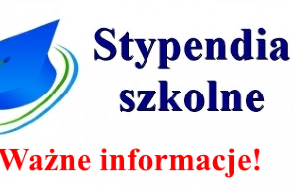 Informacja o wypłacie stypendium szkolnego