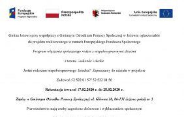 Program włączenia społecznego rodzin z niepełnosprawnymi dziećmi