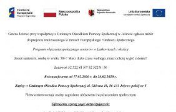 Program włączenia społecznego seniorów w Laskowicach i okolicy