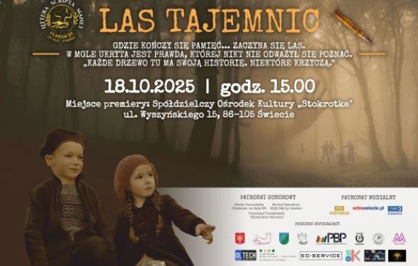 Zaproszenie na premierę filmu "Las tajemnic"