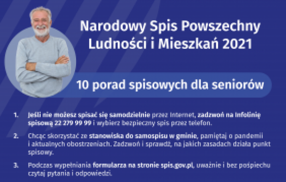 Dziesięć porad spisowych dla seniorów