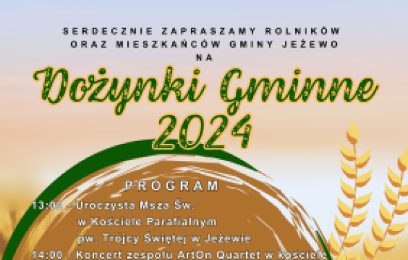 Dożynki Gminne 2024 w Jeżewie