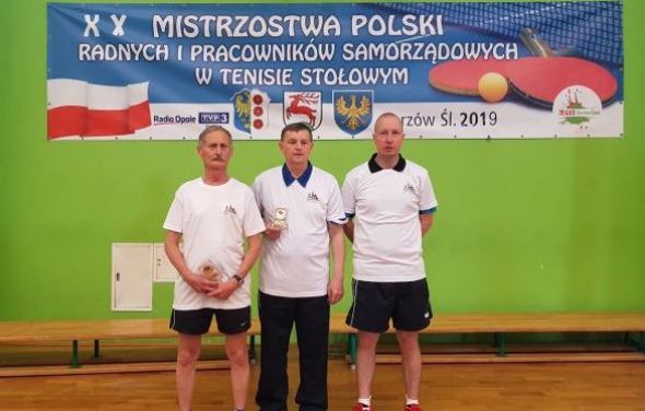 Samorządowcy z powiatu świeckiego z 4 medalami Mistrzostw Polski Samorządowców w tenisie stołowym