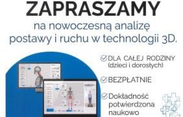 Bezpłatne badania postaw i ruchu w Centrum Medycznym w Jeżewie