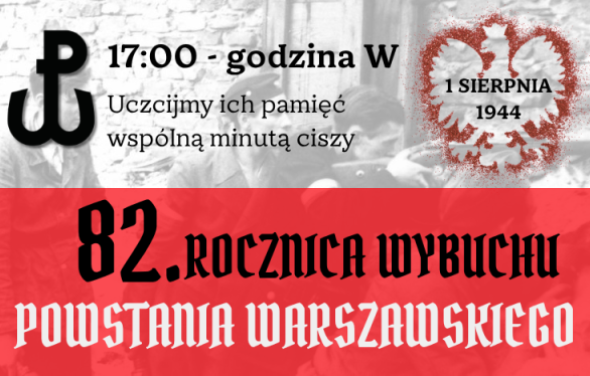 82. rocznica wybuchu Powstania Warszawskiego