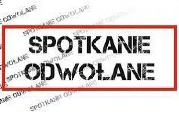 Informacja o odwołaniu zebrań wiejskich i spotkania dot. paneli fotowoltaicznych