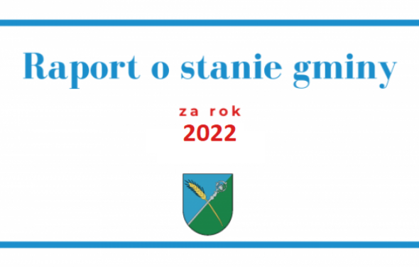 Raport o stanie Gminy Jeżewo za 2022 rok