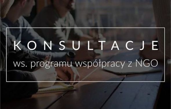 Ogłoszenie konsultacji rocznego programu współpracy z organizacjami pozarządowymi na 2026 r.
