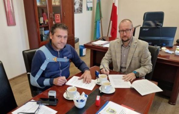 Nowy odcinek drogi powiatowej oraz gminnej na trasie Buczek-Skrzynki 