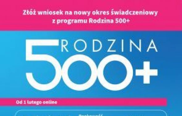 Złóż wniosek na nowy okres świadczeniowy z programu Rodzina 500+