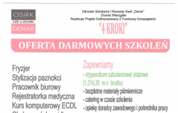 Oferta darmowych szkoleń