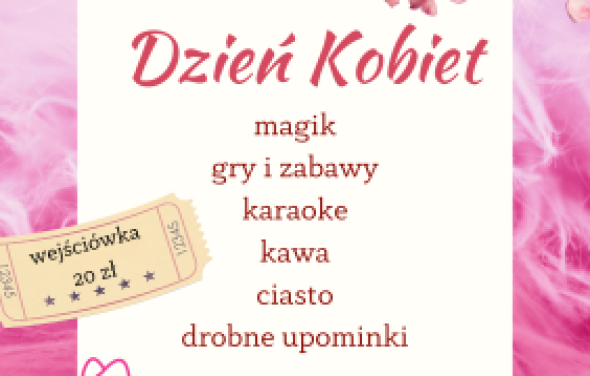 Centum Bibioteki i Kultury w Gminie Jeżewo zaprasza na Dzień Kobiet