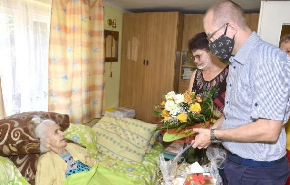 Najstarsza mieszkanka Gminy Jeżewo skończyła 99 lat