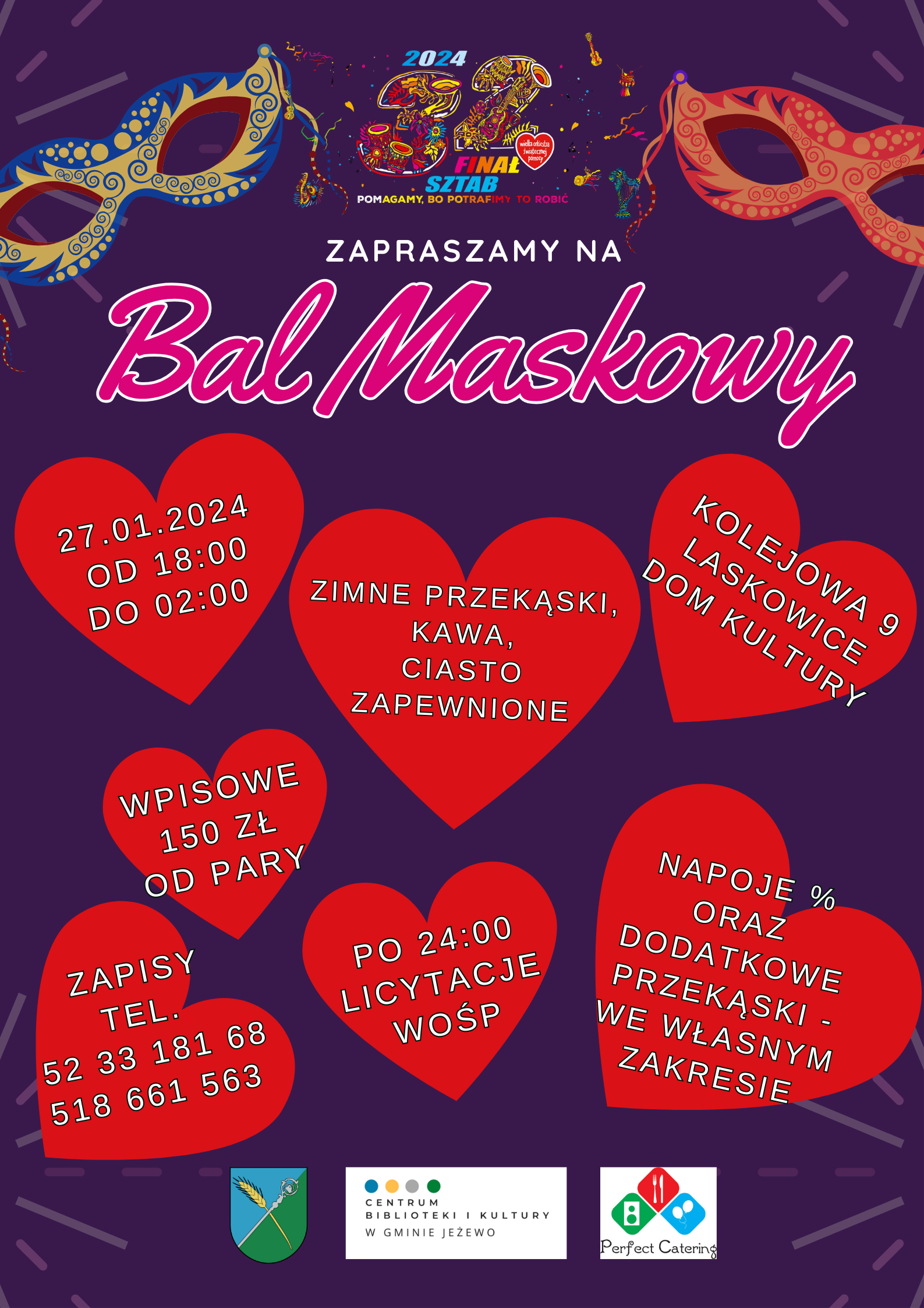 Bal Maskowy Plakat 2024