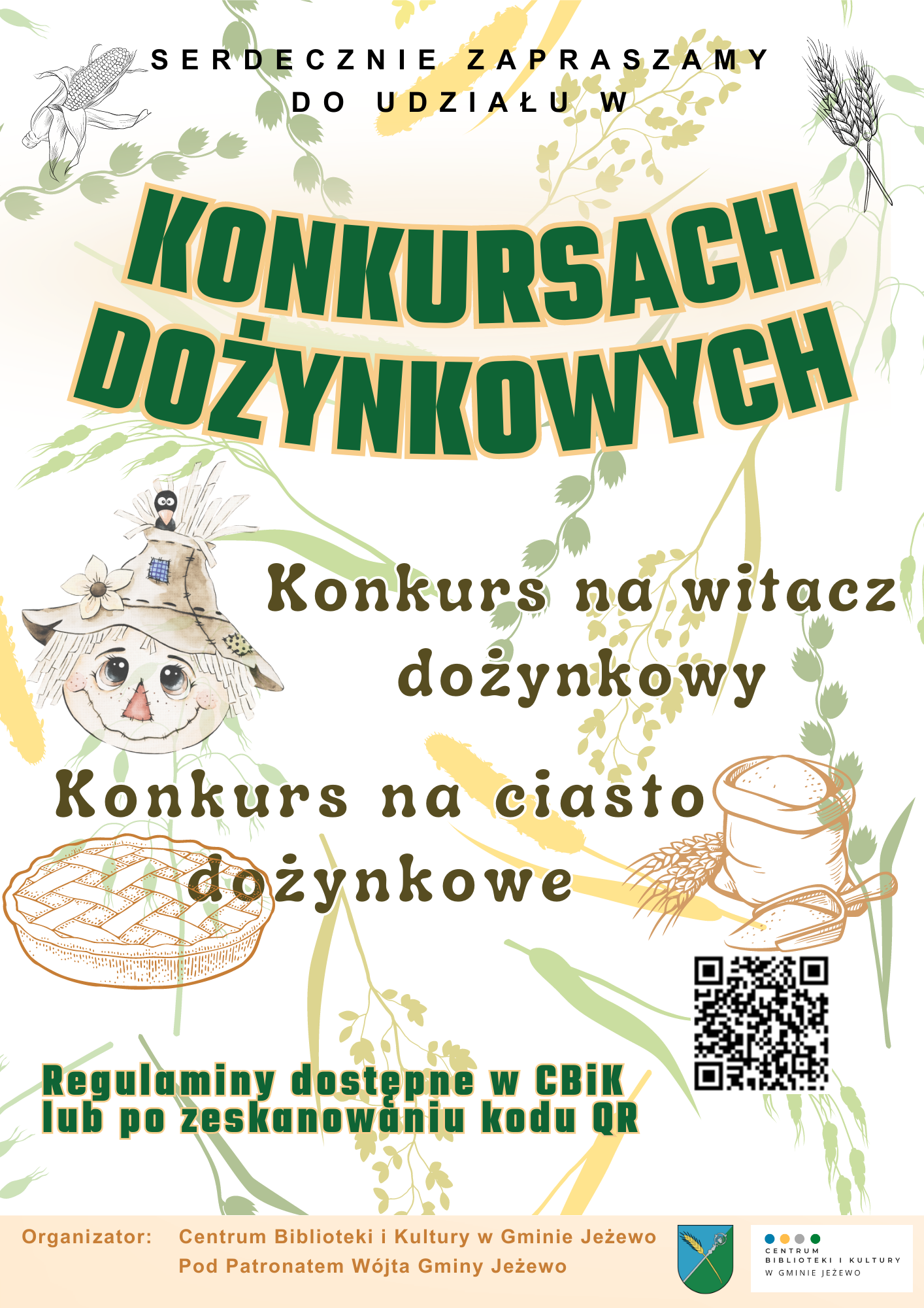 Konkursy dożynkowe plakat 2023