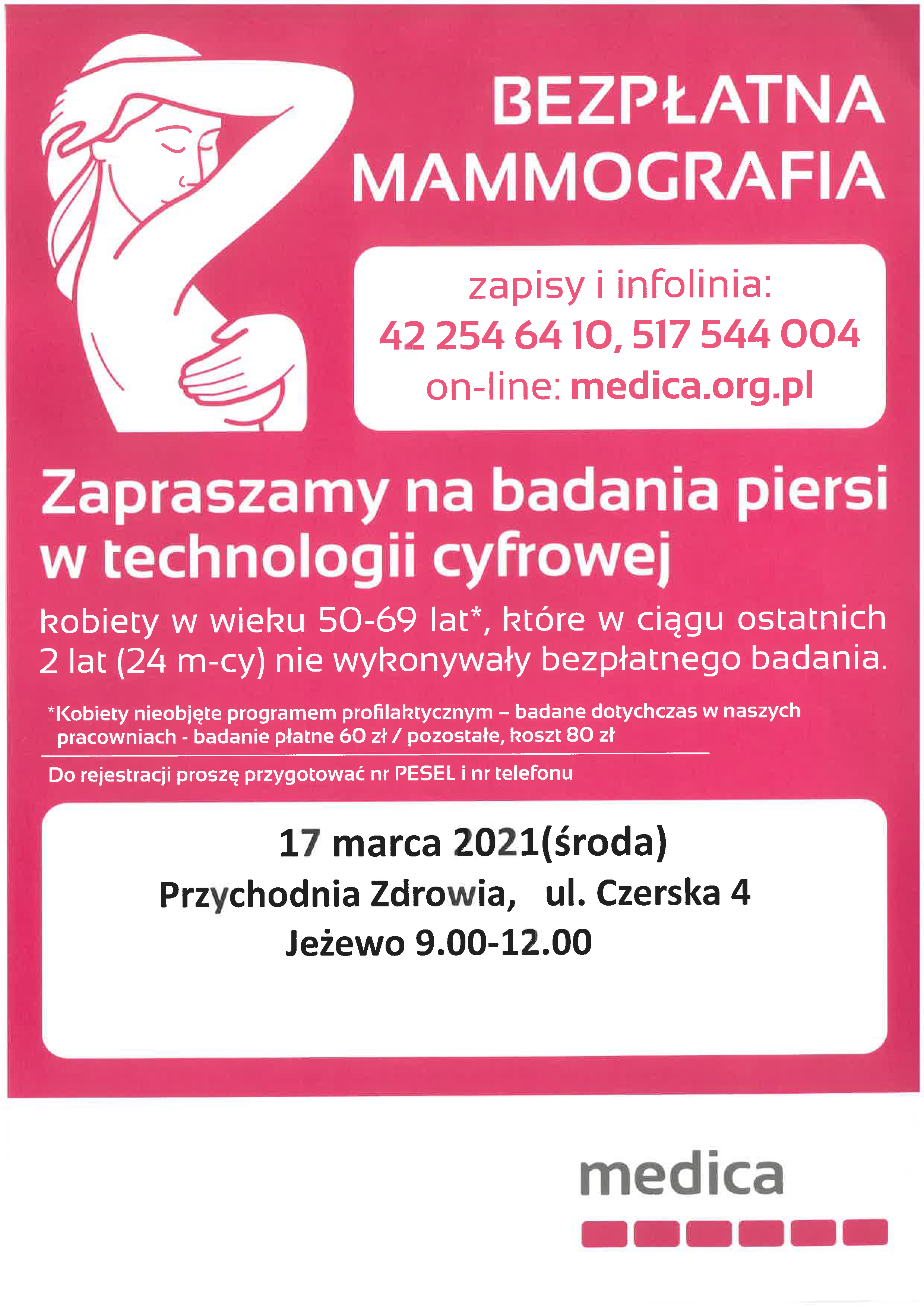 Bezpłatna mammografia