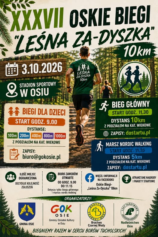 XXXVII Oskie Biegi plakat
