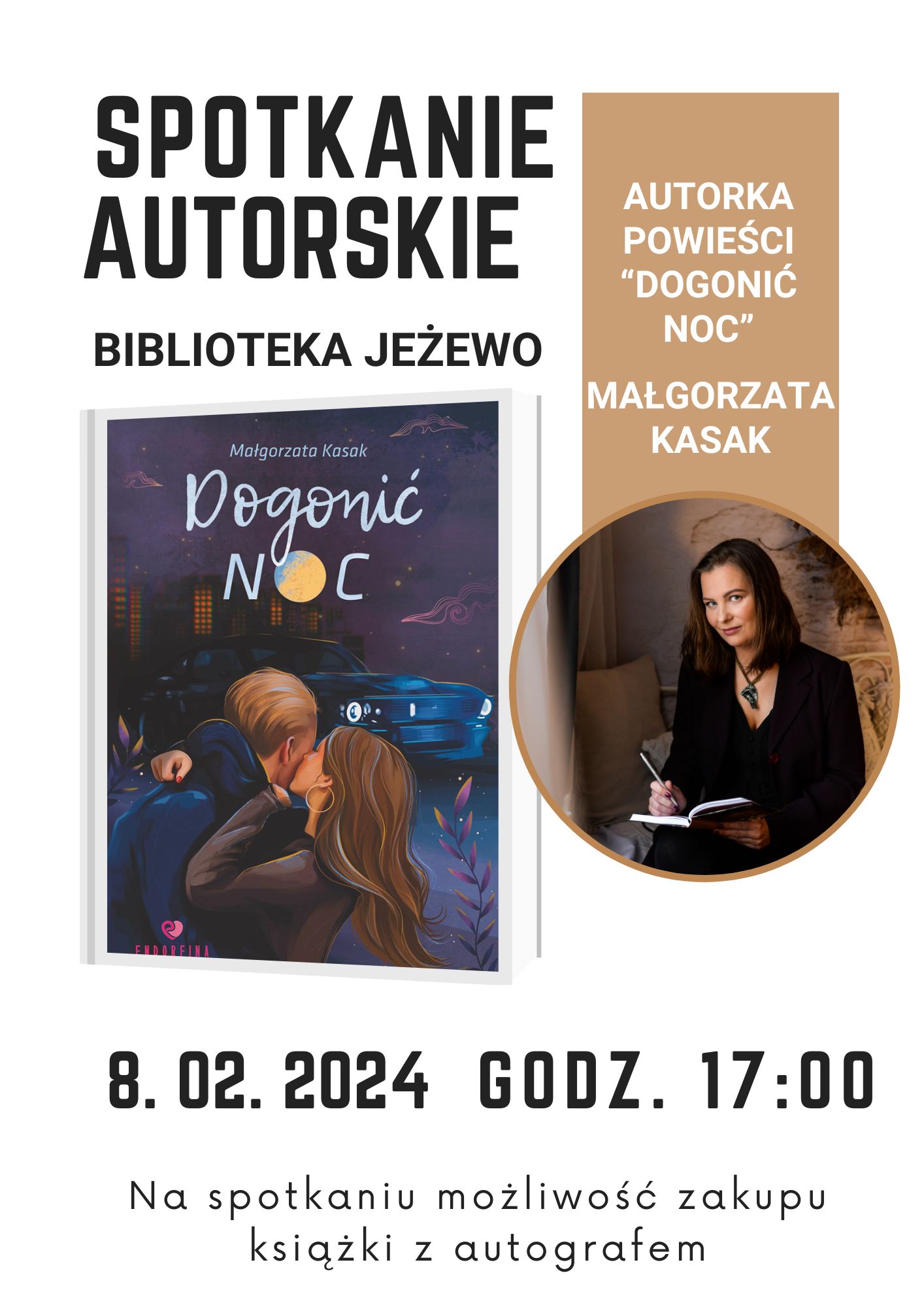 Spotkanie autorskie z Małgorzatą Kasak