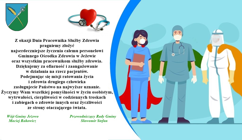 Życzenia z okazji Dnia Pracownika Służby Zdrowia 